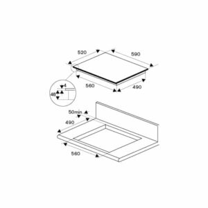 La Germania P604CERLAGN Dimensions 1