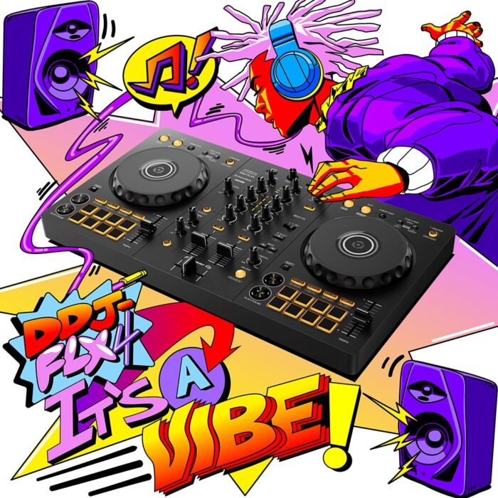 Pioneer FLX4 with Funky Design