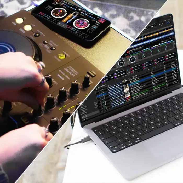 Pioneer FLX4 Mixing from Phone