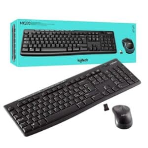 Logitech MK270 wireless mouse and keyboard