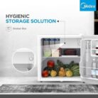 Midea Fridge 2.5Ft MDRD86FGE01 White