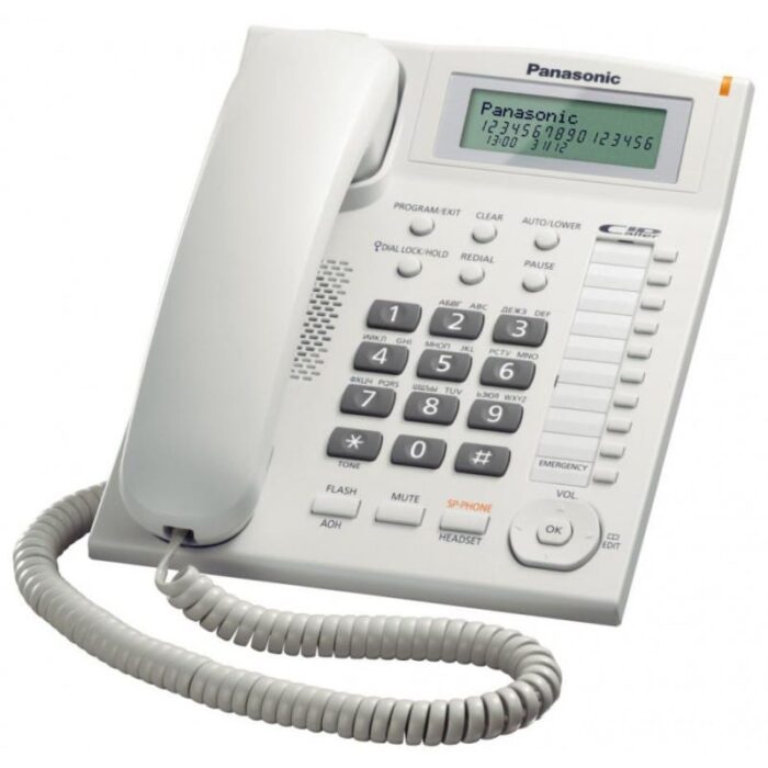 Panasonic Corded Phone White KXTS880MXW Panasonic Corded Phone White KXTS880MXW