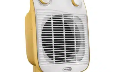 DeLonghi Yellow Fan Heater