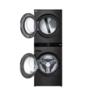 LG WT2116BRK Black Wash Tower Open Door
