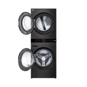 LG WT2116BRK Black Wash Tower Open Door