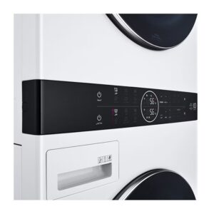 LG WT2116WRK Wash Tower White Control Panel