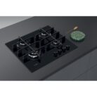 Whirlpool GOWL26NB 60cm Black Glass Hob Lifestyle 2