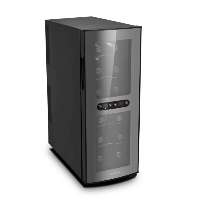 dual-zone-high-res G3 Ferrari 12-Bottle Wine Cooler DSWC12BDZ