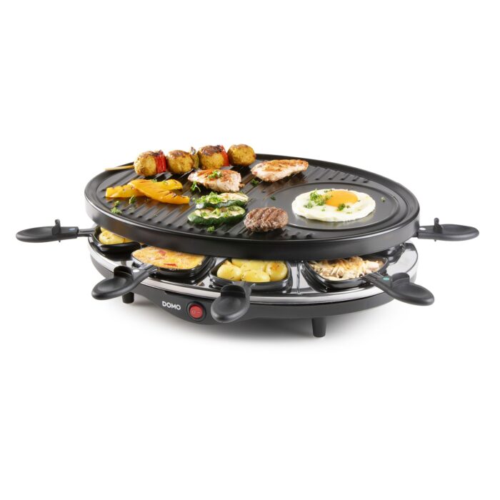 DO9038G_Grill_01 DOMO Raclette-grill DO9038G 8P
