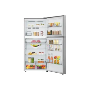 LG GRB-862BVLB Refrigerator Open Full Front View