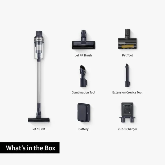 Samsung VS15A60 Stick Vacuum Cleaner Box Content Samsung VS15A60 Stick Vacuum Cleaner Box Content