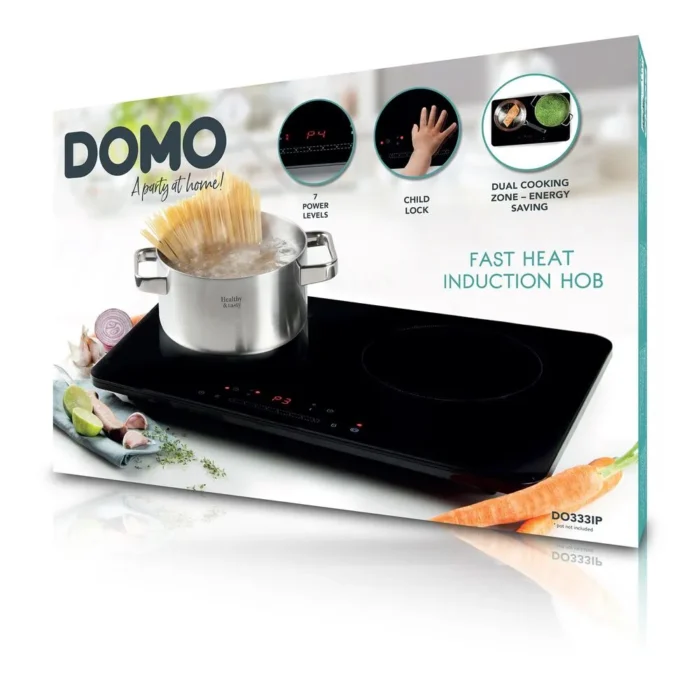 Domo DO333IP Induction Plate Packaging Domo DO333IP Induction Plate Packaging