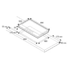 La Germania P9101D9X 90cm Gas Hob Technical Sheet Lebanon
