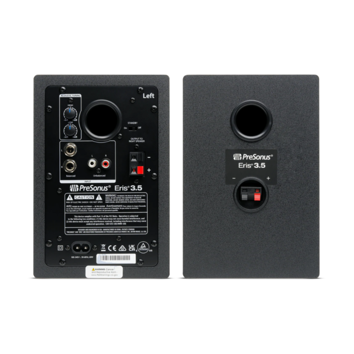 Presonus Eris 3.5 Speakers Back View Lebanon Presonus Eris 3.5 Speakers Back View Lebanon