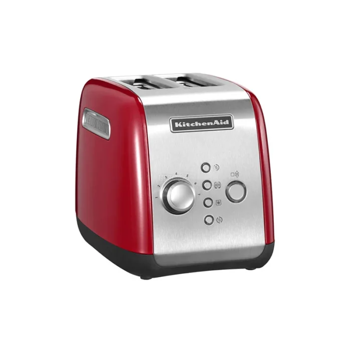 Kitchenaid 5KMT221EER Red Toaster Angle View