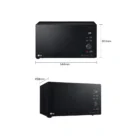 LG Inverter Microwave Lebanon MH8265 DIS Dimensions