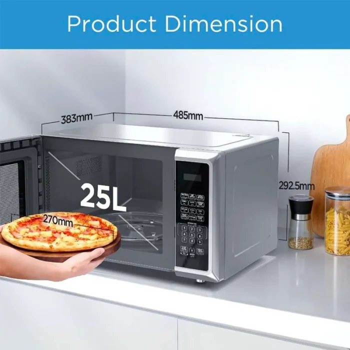 Midea Lebanon Microwave EM925A2GU-SL Dimensions