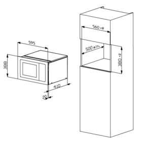 SMALVIC AG925BVGB dimensions