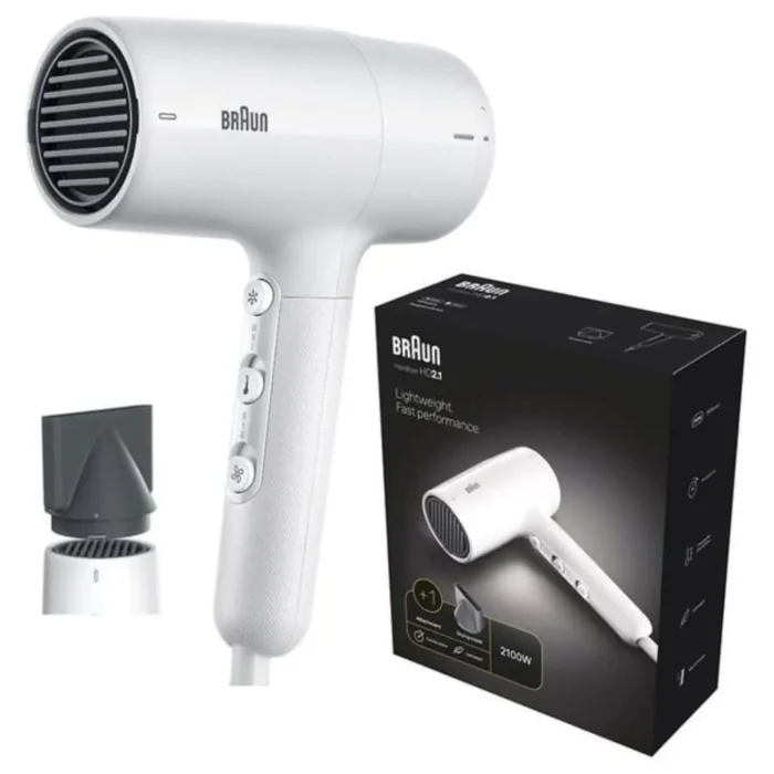 Braun HD210SDE Hair Dryer Box and Accessories Braun HD210SDE Hair Dryer Box and Accessories