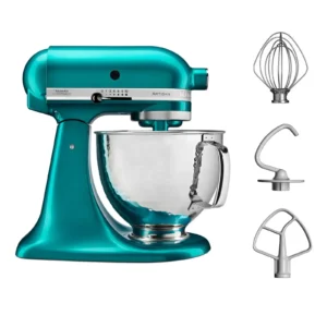 KitchenAid 5KSM156HMESA Side View with Accessories