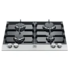 La Germania P6401G9X12 Black Glass Gas Hob