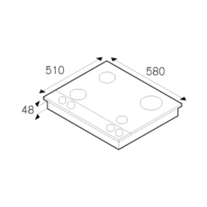 La Germania P6401G9X12 Dimensions