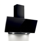 Elica Shire 90 90cm Inclined Black Glass Wall Mounted Hood