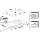 Ariston PCN642WH Dimensions