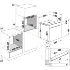 Ariston GS33Y430 Dimensions