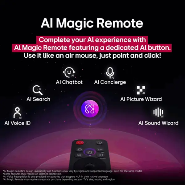 LG UA85006 Ai Magic Remote Control LG UA85006 Ai Magic Remote Control