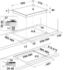 Ariston AGS61FBK Dimensions