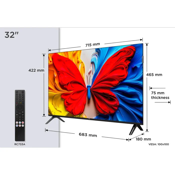 TCL 32S5K Dimensions TCL 32S5K Dimensions
