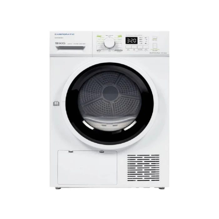 Campomatic White Heat Pump Dryer 9Kg CD90H Campomatic White Heat Pump Dryer 9Kg CD90H