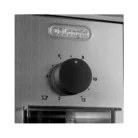 Delonghi KG89 Close up on grind levels