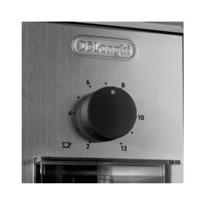 Delonghi KG89 Close up on grind levels