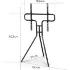 Hama Easel TV Floor Stand 220870 Dimensions