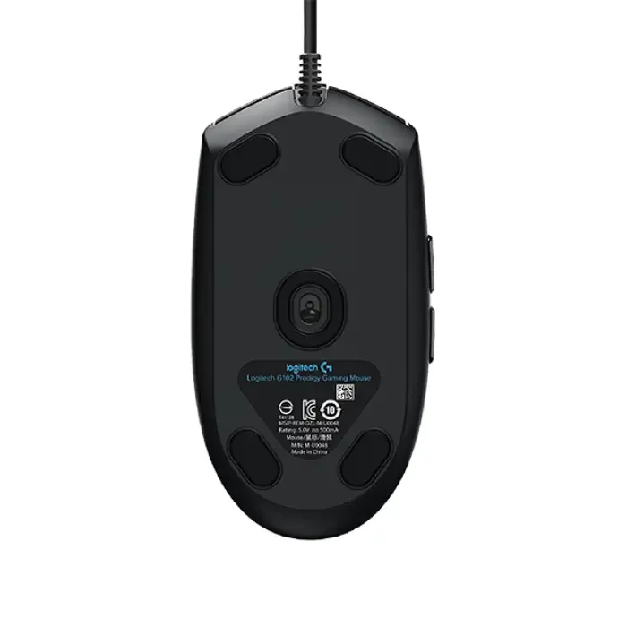 Logitech G102 Gaming Mouse Bottom View Logitech G102 Gaming Mouse Bottom View