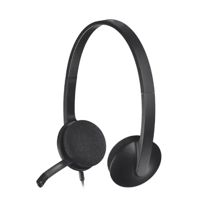 Logitech H340 headset Angle View