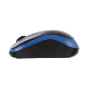 Logitech M185 Wireless Mouse Blue Profile View