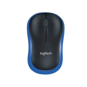 Logitech M185 Wireless Mouse Blue Top View