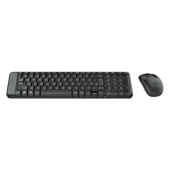 Logitech MK220 Wireless Keyboard and Mouse Front View Logitech MK220 Wireless Keyboard and Mouse Front View