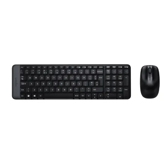 Logitech MK220 Wireless Keyboard and Mouse Top View Logitech MK220 Wireless Keyboard and Mouse Top View