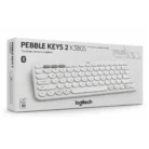 Logitech Pebble Keys 2 K380s White Bluetooth Keyboard Packaging