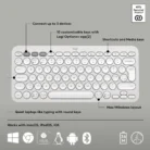 Logitech Pebble Keys 2 K380s White Features
